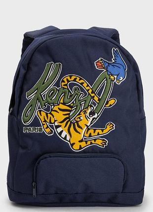 Синій дитячий рюкзак з малюнком