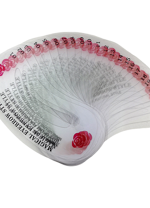 Набор трафаретов для бровей многоразовые шаблоны для макияжа и окрашивания бровей 24 формы 29496