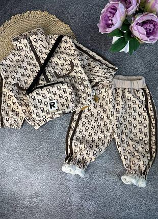 Теплий костюм на плюші