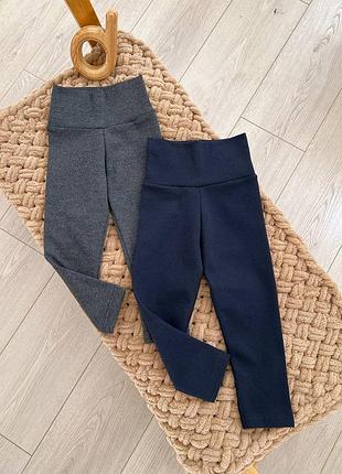 Лосины для девочки с начесом