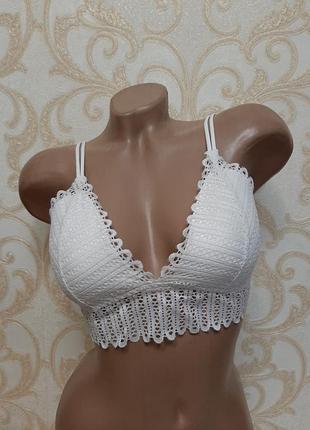 Красивый кружевной ажурный бюстгальтер браллет belle vere notte