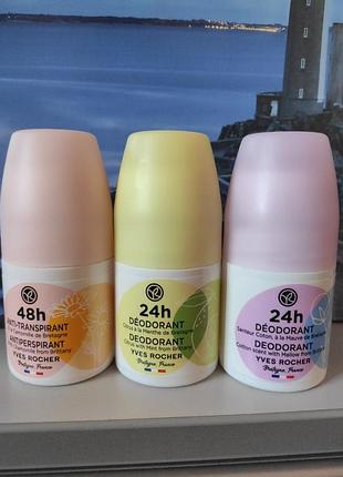 Дезодорант антиперспірант кульковий  yves rocher ів роше, 50 мл, новий