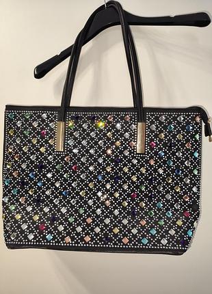 🔥шопер в в камінчиках👛🔥