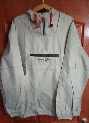 Ветровка анорак murphy nye серая оригинал новая