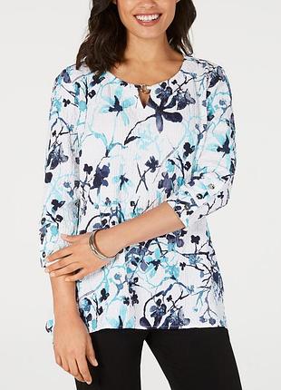 Нарядная блуза туника jm collection р.l/ новая