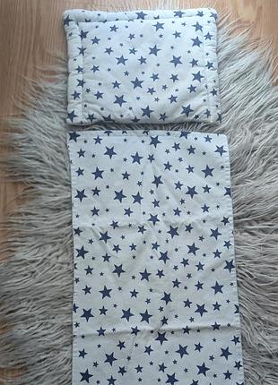 Комплект в коляску простить і подушка