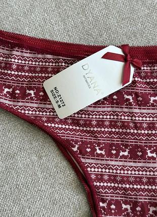 Трусики з новорічним принтом