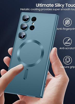 Чехол для samsung galaxy s24 ultra, colormag, для magsafe