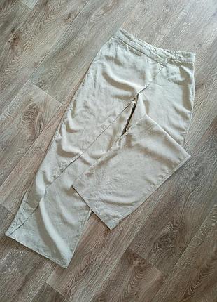 Шикарные льняные брюки брюки zara