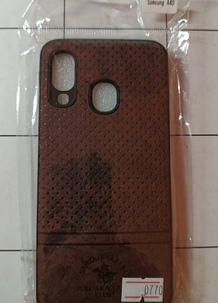 Чехол-накладка для  samsung a40-под кожу