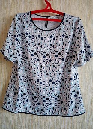 Женская летняя блуза в горох(коттон,вискоза)👚👚👚🌼