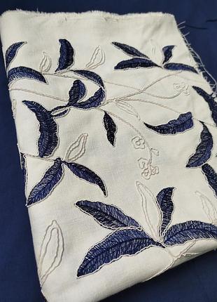 Тканина вишивка + шнур