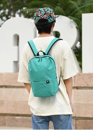 Рюкзак colorful backpack 1196 turquoise4 фото