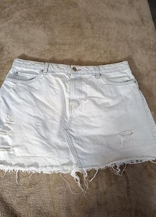 Спідниця, 48/50р, довжина 38, талія 92, ширина низу по колу 128см