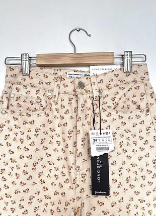 Штани в квітковий паттерн stradivarius 5