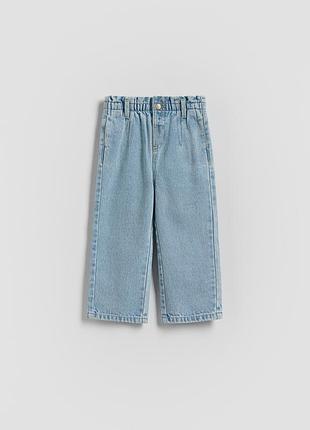 Детские джинсы для девочки reserved голубые (25091101)