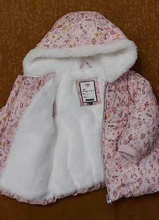 Курточка зимняя для девочки 74р.