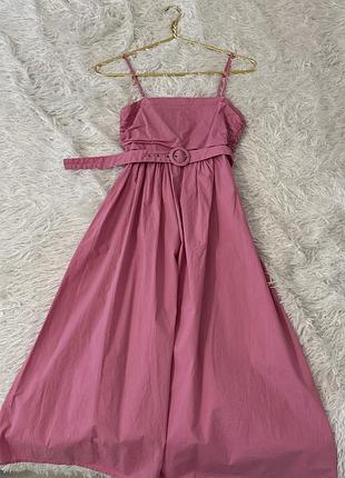 Жіноча довга рожева сукня mohito xs