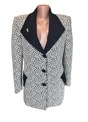 Вінтажний піджак жакет леопард