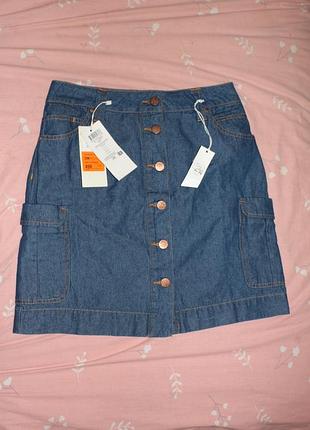 Джинсовая юбка colins женская