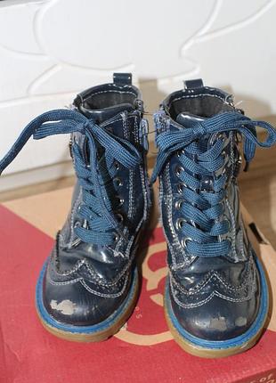 Сапоги детские для девочки лакированные