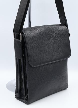 Сумка мужская натуральная кожа leather g220405-3 black