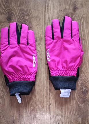 Спортивные женские перчатки утепленные горнолыжные decathlon wedze warm fit размер xs