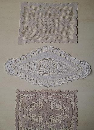 Винтаж🤩👌🤍🤎 старинные кружевные салфетки ручной работы😍👍🤍🤎