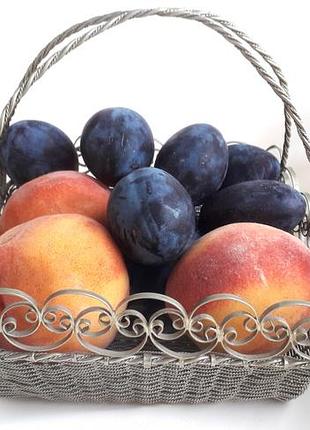 Ажурная корзинка конфетница, фруктовница. скань. ссср