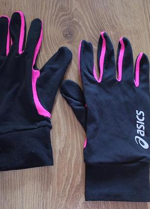 Унісекс тонкі спортивні рукавички asics basic gloves