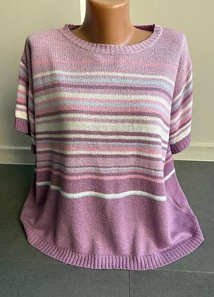 Футболка джемпер жіночий в'язка батал 56-58р