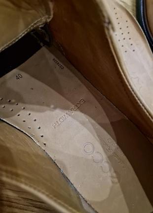 Туфлі ecco illinois (623054)/ розмір 40 оригінал 8