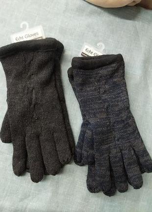 Перчатки мужские тёплые1 фото