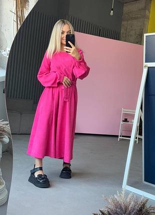 Сукня вельвет