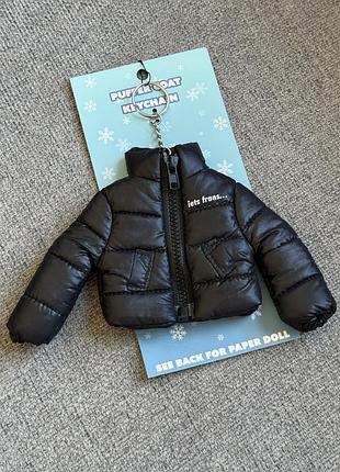 Новий брелок на сумку куртка чорний пуховик urban outfitters підвіска katsurina gen аксесуар iets frans