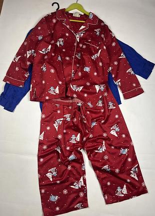 Піжама великого розміру в принт