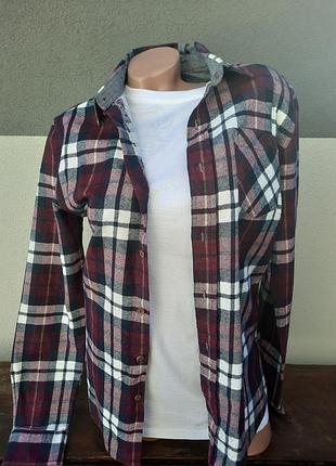 Тепла жіноча сорочка в клітинку!