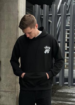 Худи stussy, р.l, черный 6