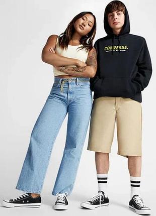 Новые кеды converse chuck taylor all star low top, размер 41, длина стельки 26.5 см, цвет черный, производитель вьетнам