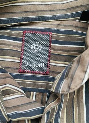 Мужская рубашка в полоску s bugatti