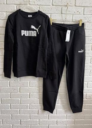Костюм жіночий puma оригінал (штани+світшот/штаны+свитшот) костюм женский пума оригинал