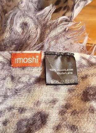 Шерстяной шарф палантин moshi