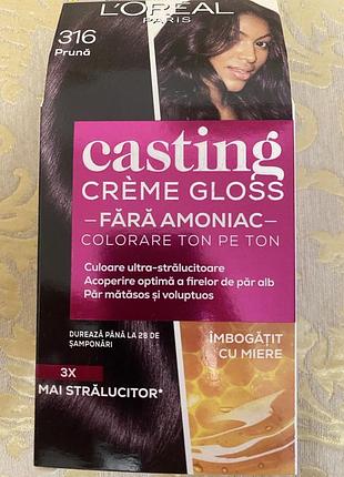 Фарба для волосся loreal casting crème gloss, 316