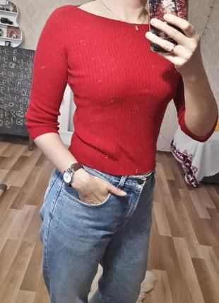 Кофта в рубчик