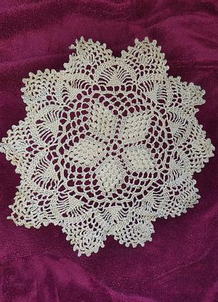 Вязанные салфетки, handmade
