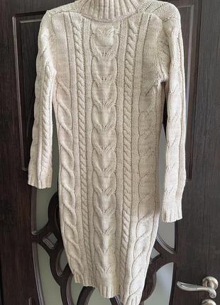 Гарне платтячко, вязане, в ніжно молочному кольорі, від бренду: matalan retail ltd