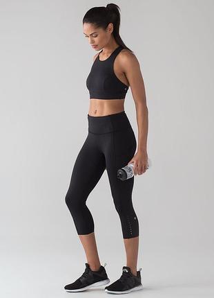 Укороченные леггинсы для бега от lululemon
