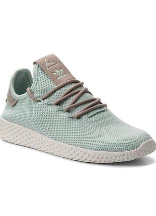 Кроссовки adidas pw hu holi tennis hu db2557 пепельно-зеленые, пепельно-серые 36 (22.5)