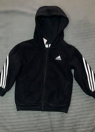 Тепла флісова кофта adidas🖤