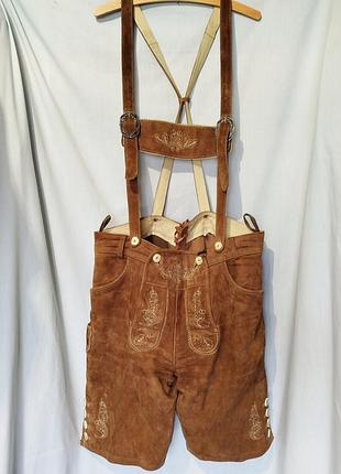 Шорты ледерхозены мужские замшевые р. 50. германия.